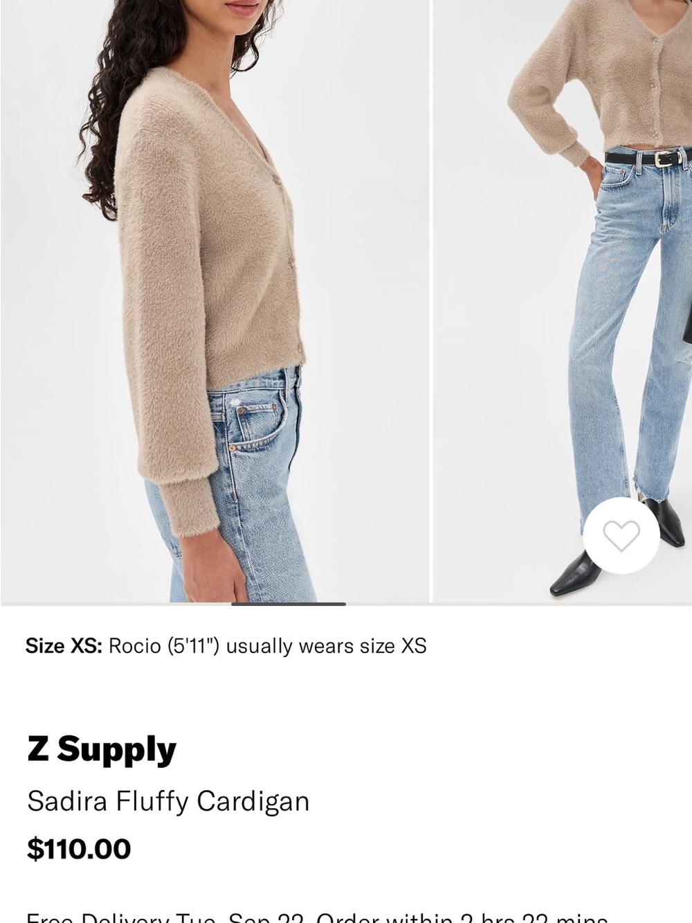 Z Supply Sadira Fluffy Cardigan - Taupe
